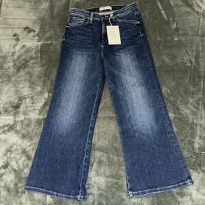Flying Monkey Dark Blue Cropped Jeans